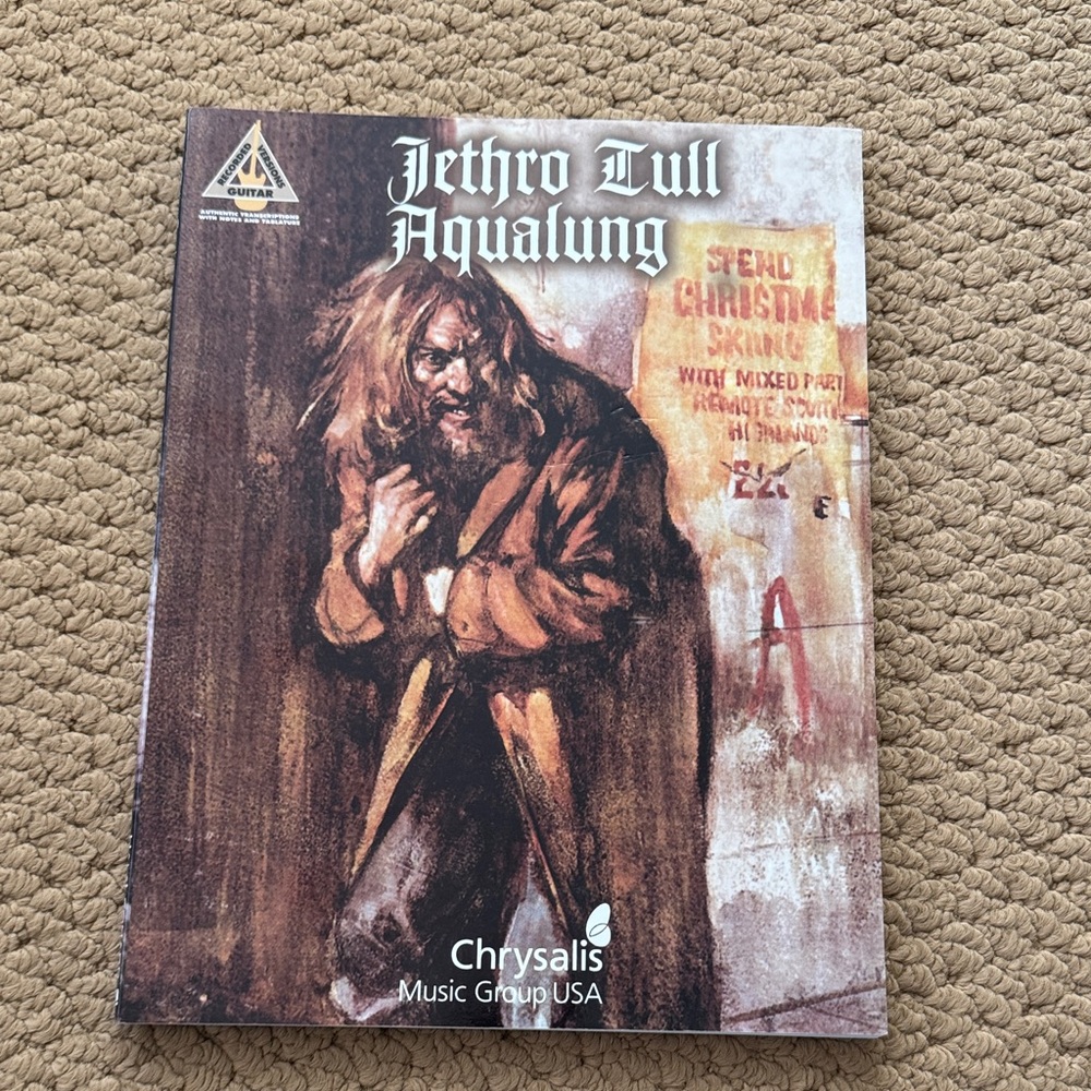 Jethro Tull Aqualung Guitar Tab Book